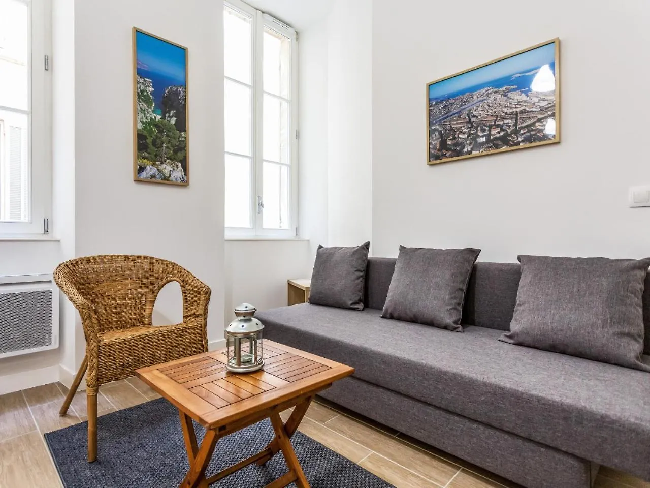 마르세유 L'Escapade Marseillaise T2 Moderne Avec Cuisine Equipee Et A 5 Min Du Vieux-Port 아파트